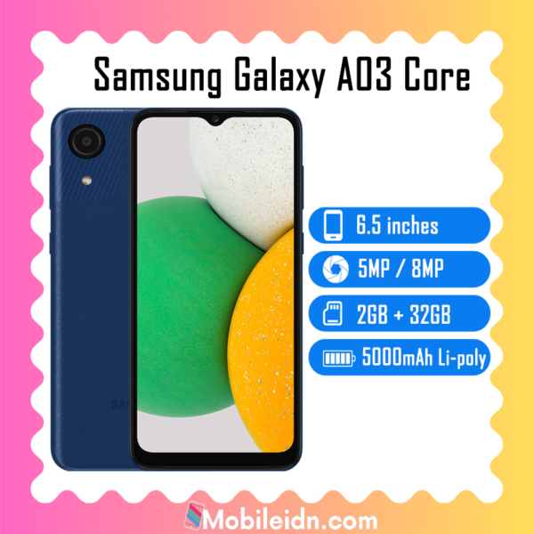 Samsung Galaxy A03 Core Price in India 2025