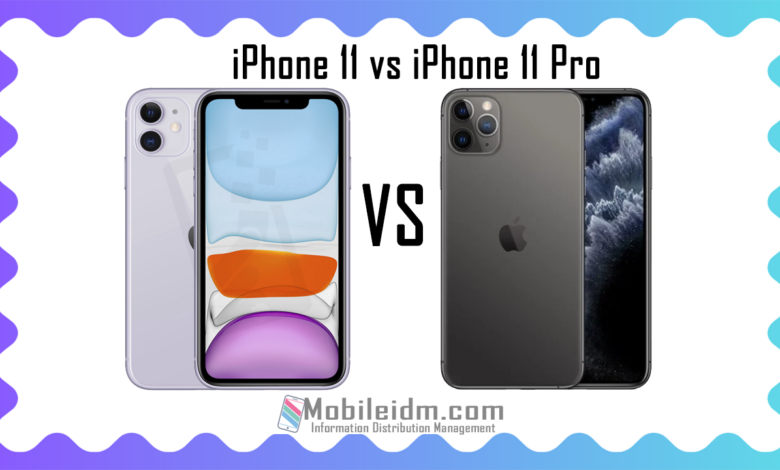 iphone 11 vs iphone 11 Pro