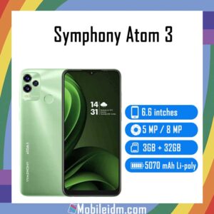 Symphony Atom 3 Price in Bangladesh