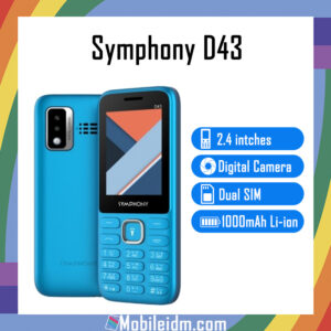 Symphony D43 Price in Bangladesh